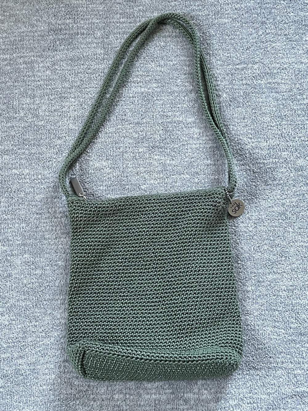 The Sak Sage Green Knit Bag